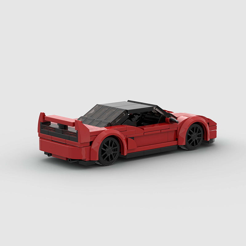 NSX-Style Sports Car Building Bricks Model – Small Scale