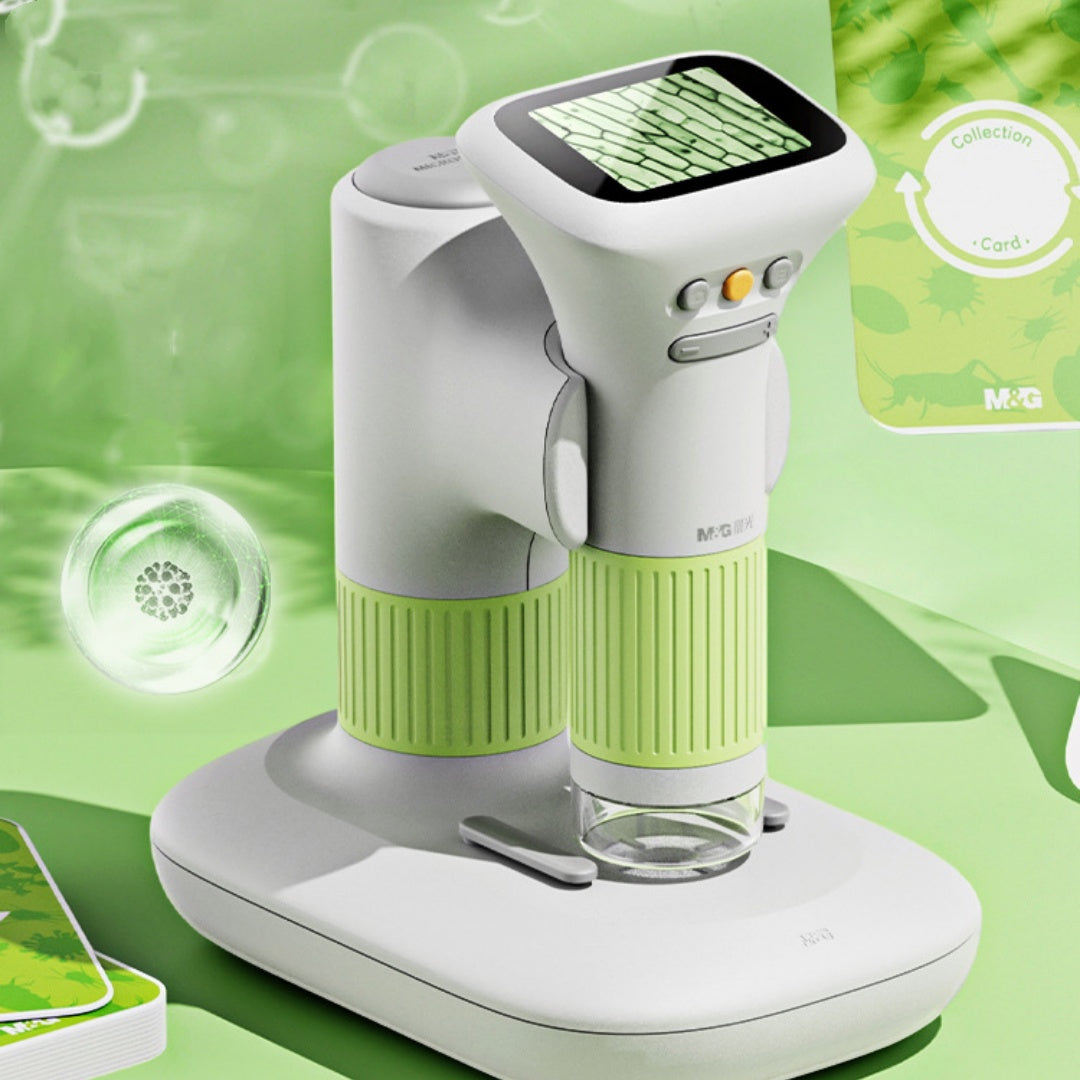 Kids Digital Microscope with HD Screen – Portable 1000× STEM Microscope