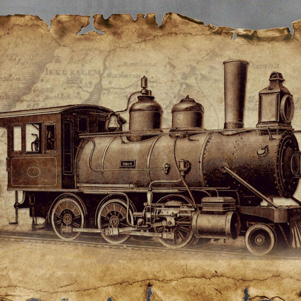 3D Metal Puzzle - MG Steam Locomotive (Brass & Stainless)