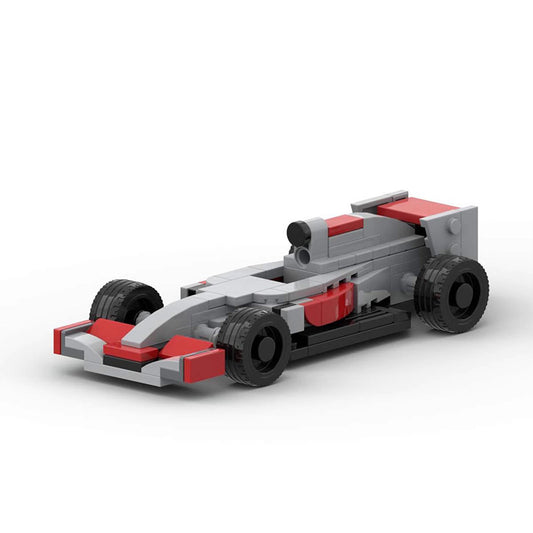 Mini F1 Racing Car 8-Wide Building Bricks Model (131 pcs)
