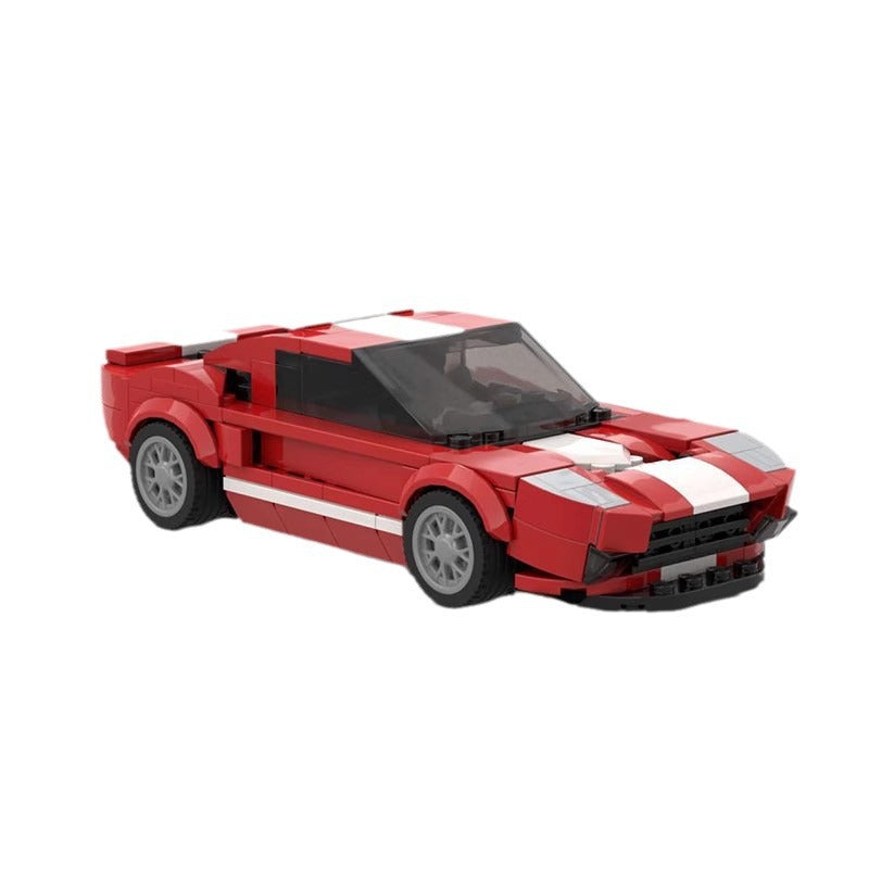 Ford GT-Style Sports Car Building Blocks, Red or Black