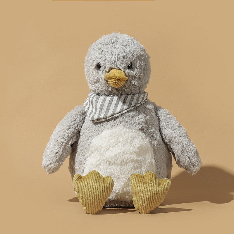Fashion Gray Duck Plush Doll – Soft 30 cm Stuffed Toy