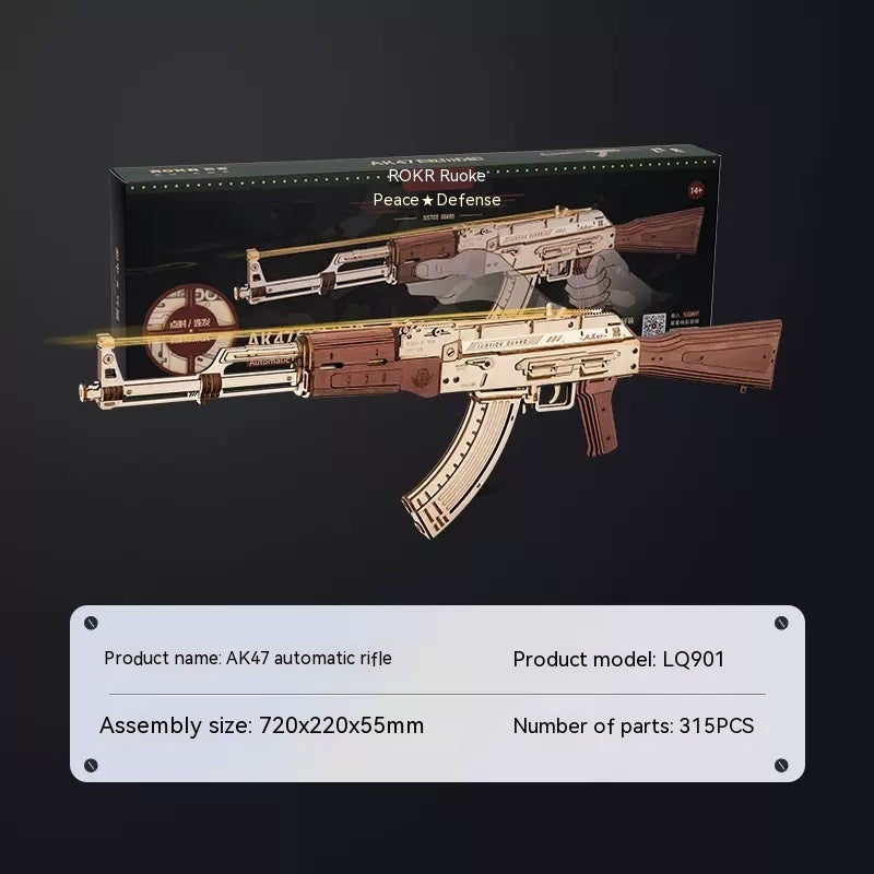 Ak 47 specs 3d wooden puzzle