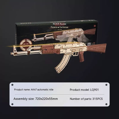 Ak 47 specs 3d wooden puzzle