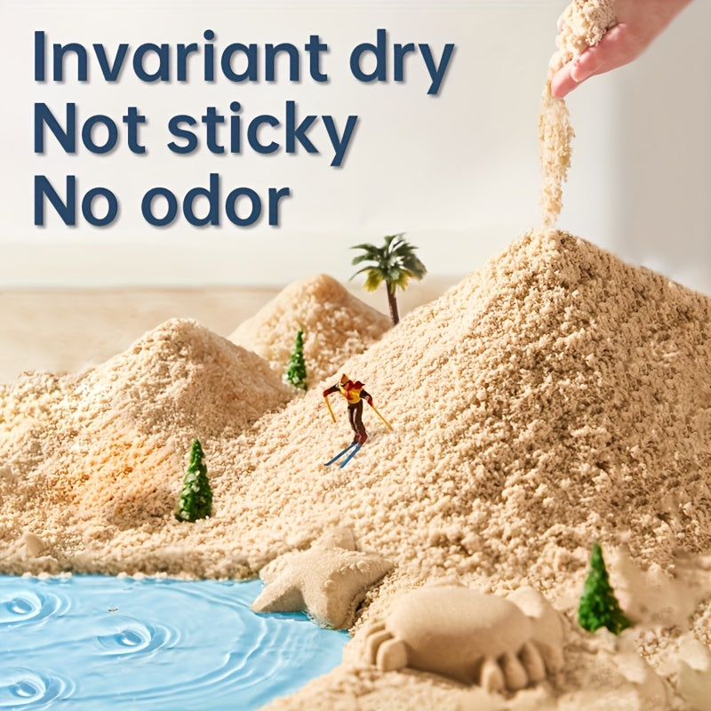 2025 Space Sand & Toy Sand Play Set for Kids (500g Non Stick)