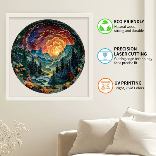 Whimsy Wooden Art Puzzle, Small or Large – Assorted Designs