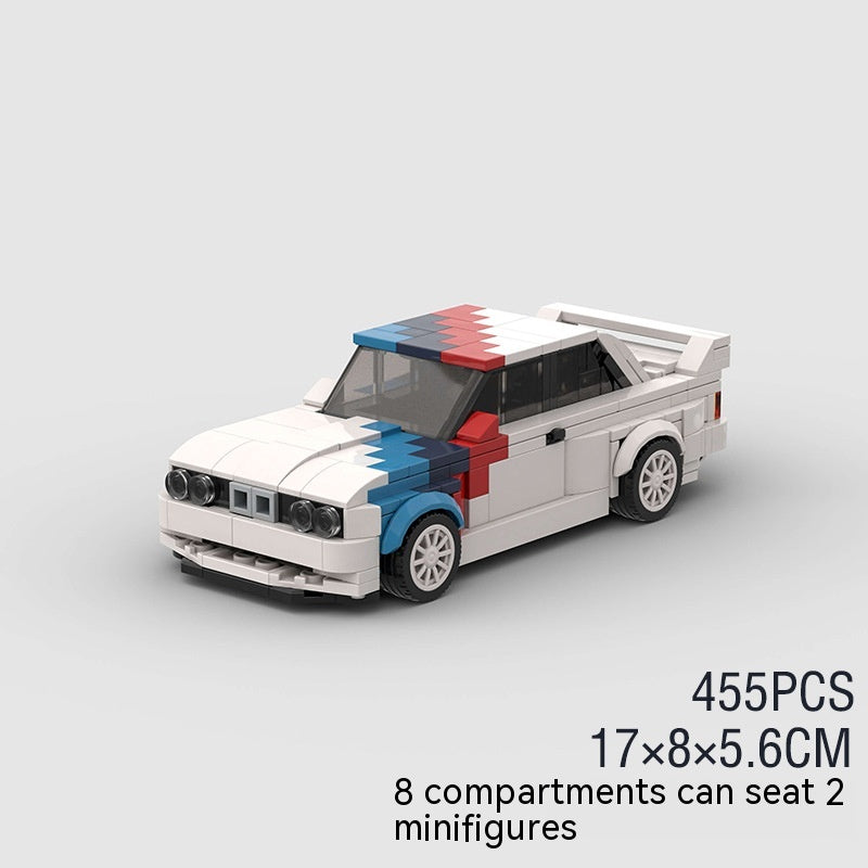 E30 Inspired Racing Sports Car Building Blocks (455 pcs)