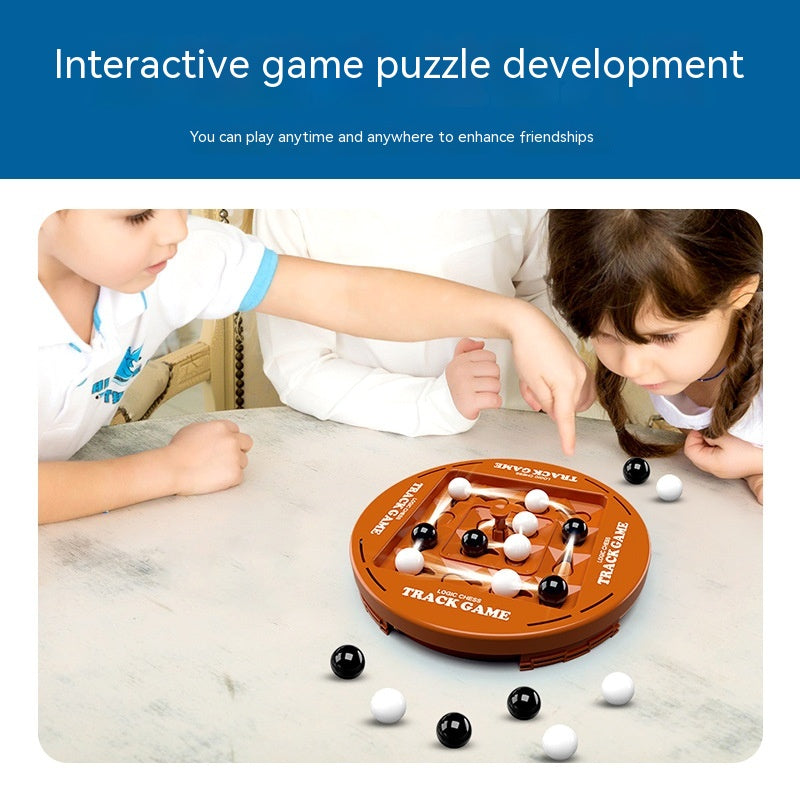 Track Logic Chess — 2-Player Strategy Marble Board