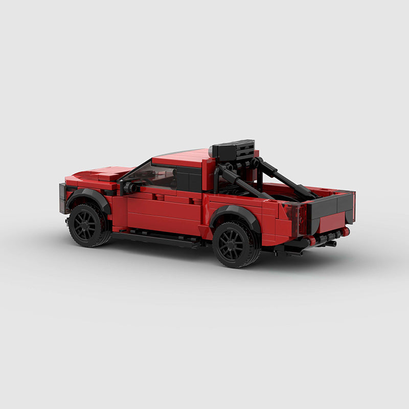 Small Particle Off-Road Vehicle – 318-Piece Building Blocks (Red)
