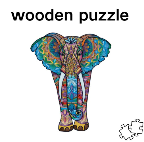 Wooden Shaped Puzzle Birds Wooden Toys