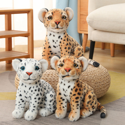Snow Leopard Plush Toy – 23 cm, 28 cm, 32 cm