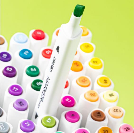 Quick-dry Opaque Dual-tip Watercolor Brush Pens Set (12-60 pcs)