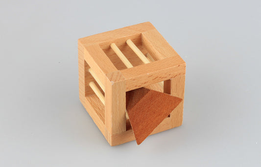 Wooden Luban Burr Puzzle (5.8 cm) Brain Teaser