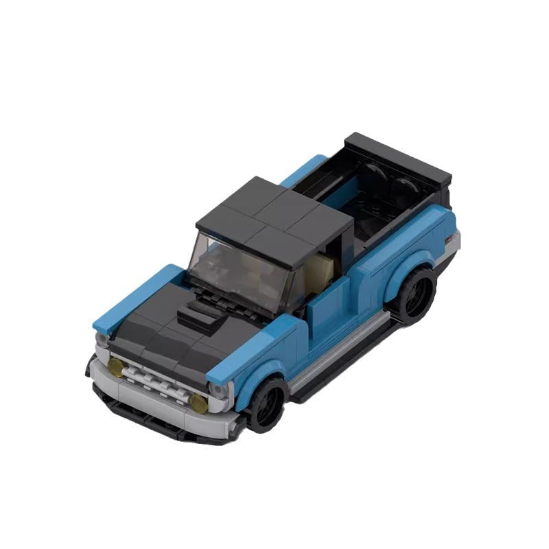Classic Pickup Truck 8-Wide Building Bricks Car Model (334 pcs)