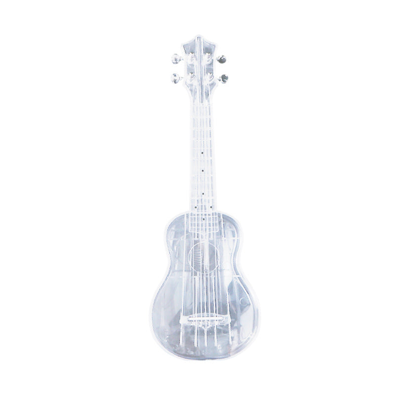21-Inch Transparent Ukulele for Kids – Beginner Small Guitar