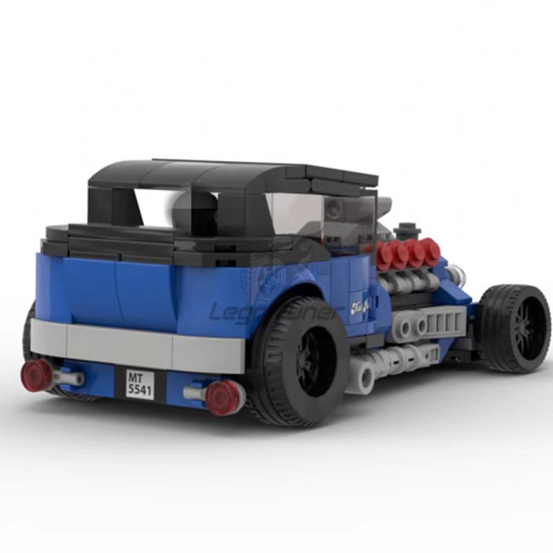 8-Stud V8 Hot Rod Building Blocks Set (302 pcs)