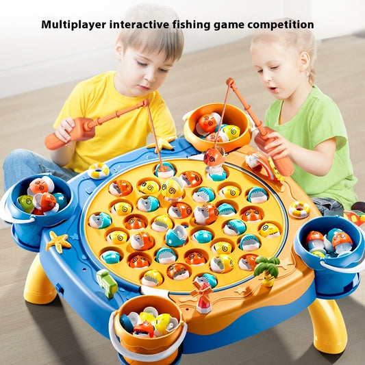 Electric Magnetic Fishing Game Table with 31 or 45 Fish
