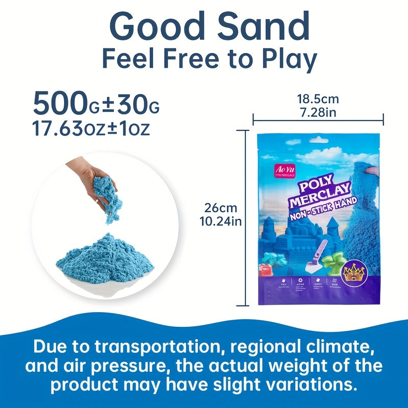 2025 Space Sand & Toy Sand Play Set for Kids (500g Non Stick)