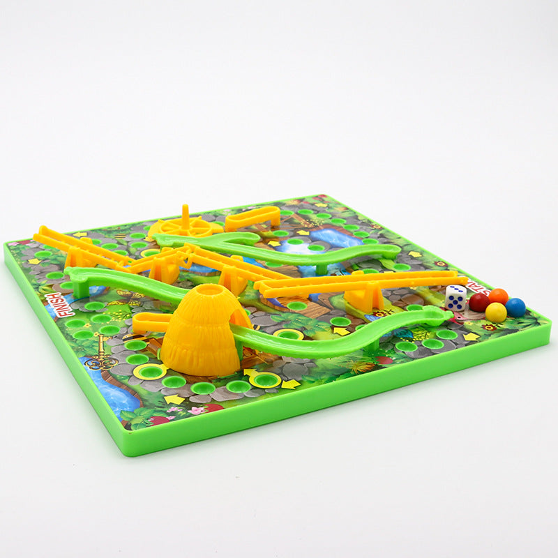 3D Snakes and Ladders - Family Board Game with Fun Obstacles