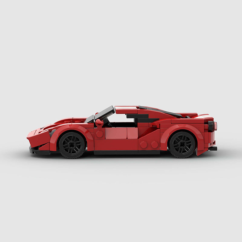 Red Supercar Mini Building Blocks (176 pcs)