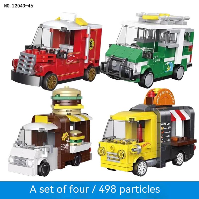City Recycling Truck Building Blocks – Small Particle Car