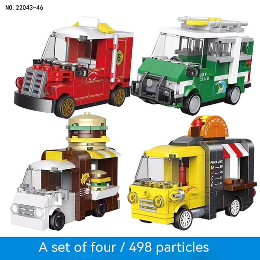 City Recycling Truck Building Blocks – Small Particle Car