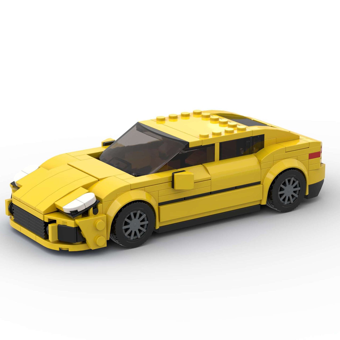 Yellow GT Racer Building Blocks, 313 pcs (17 × 7.2 × 4.8 cm)