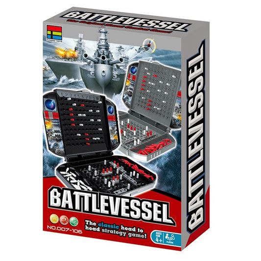 Portable Battleship Strategy Game for Kids and Family
