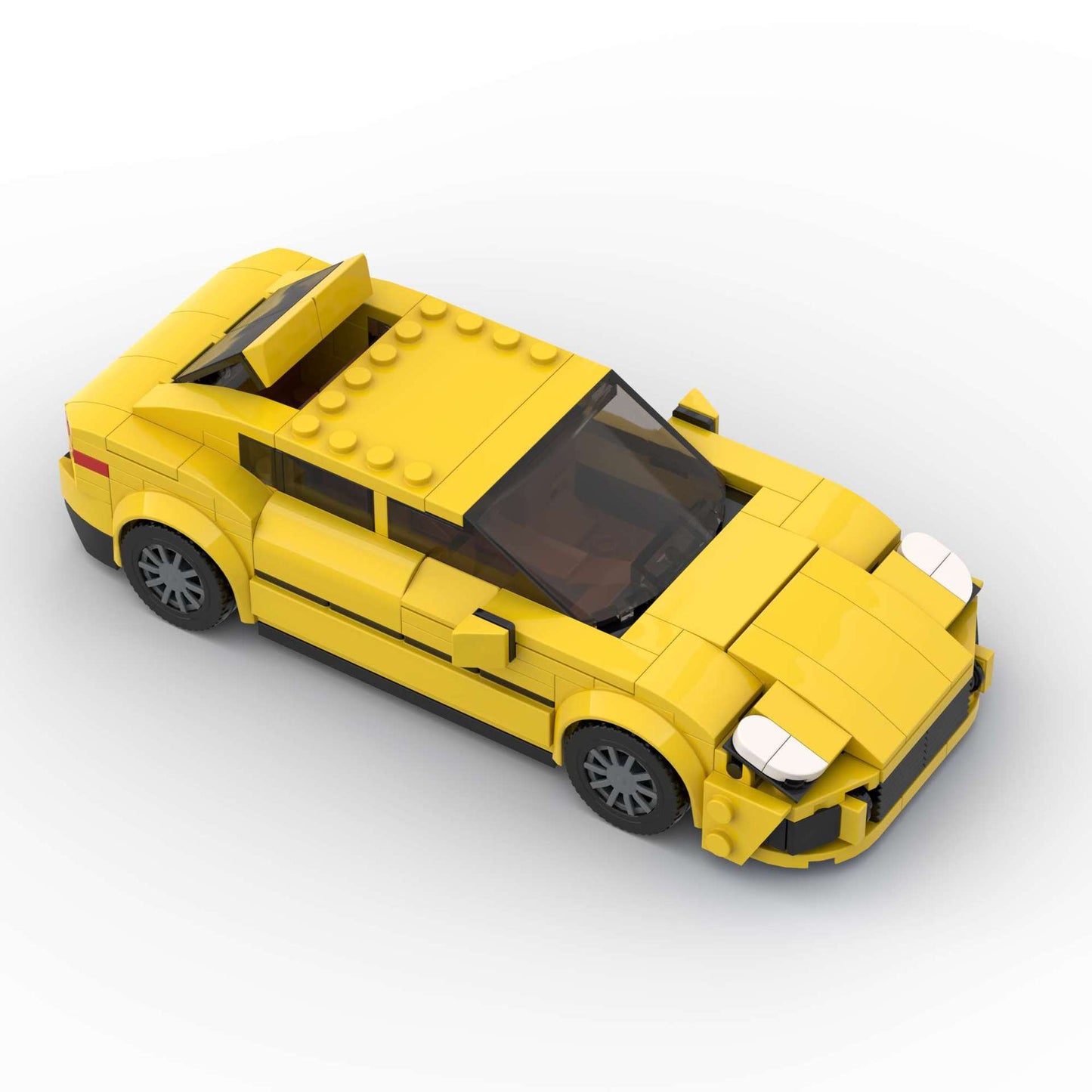 Yellow GT Racer Building Blocks, 313 pcs (17 × 7.2 × 4.8 cm)