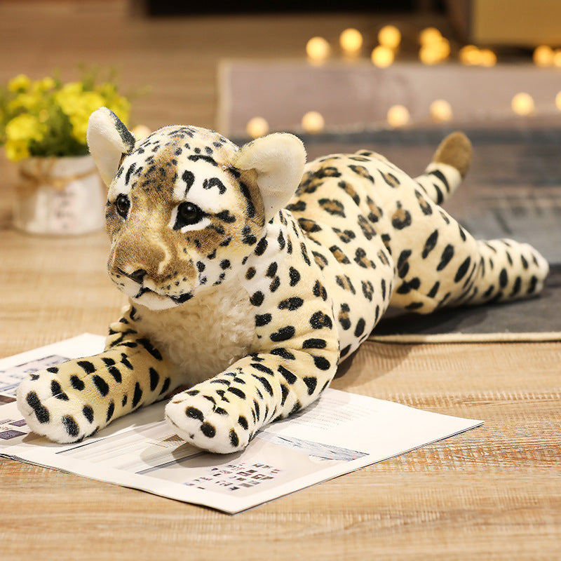 Realistic Tiger, Leopard and Lion Plush Toys – 38/48/58 cm