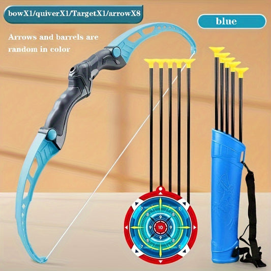FKZNPJ Kids Archery Target Set with Suction Cup Arrows (Blue or Orange)