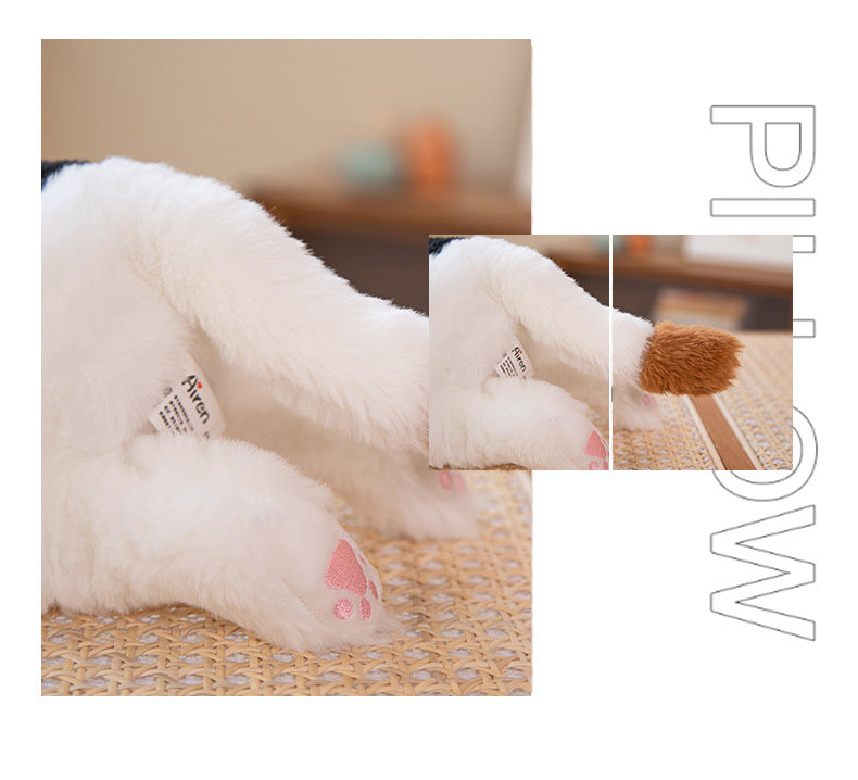 Cute Kitten Plush Toy – 50 cm Soft Cat (Gray, Calico, White)