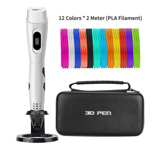 3D Printing Pen with LCD Screen - DIY 3D Drawing PLA Starter Kit