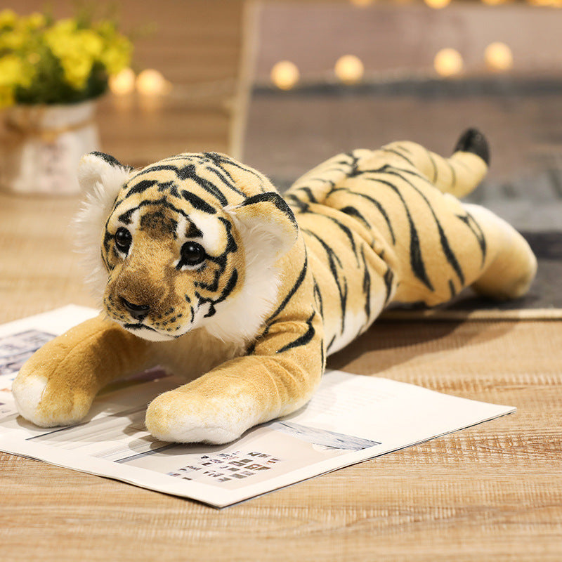 Realistic Tiger, Leopard and Lion Plush Toys – 38/48/58 cm