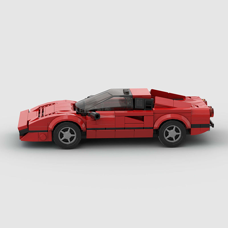 Red Wedge Sports Car Building Blocks, 311 pcs (16.5 × 8 × 4.3 cm)