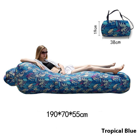 Outdoor Inflatable Sofa – Portable Air Lounger (190×70×55 cm, 200 kg)