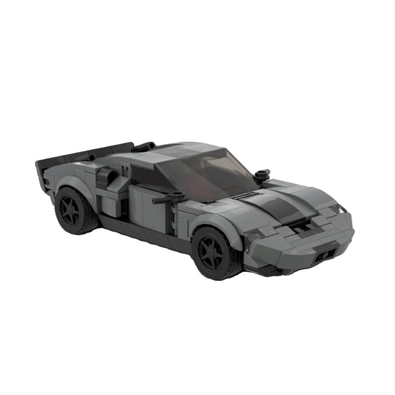 8-Stud Gunmetal Street Supercar Building Blocks Set (268 pcs)