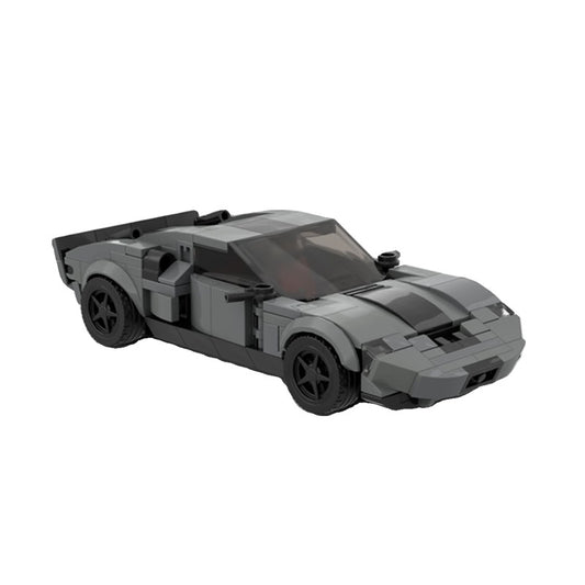 8-Stud Gunmetal Street Supercar Building Blocks Set (268 pcs)