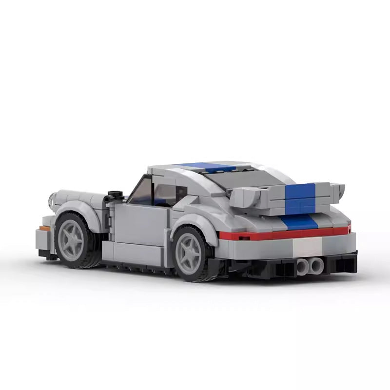 8-Stud Classic Sports Car with Blue Stripe (309 pcs)