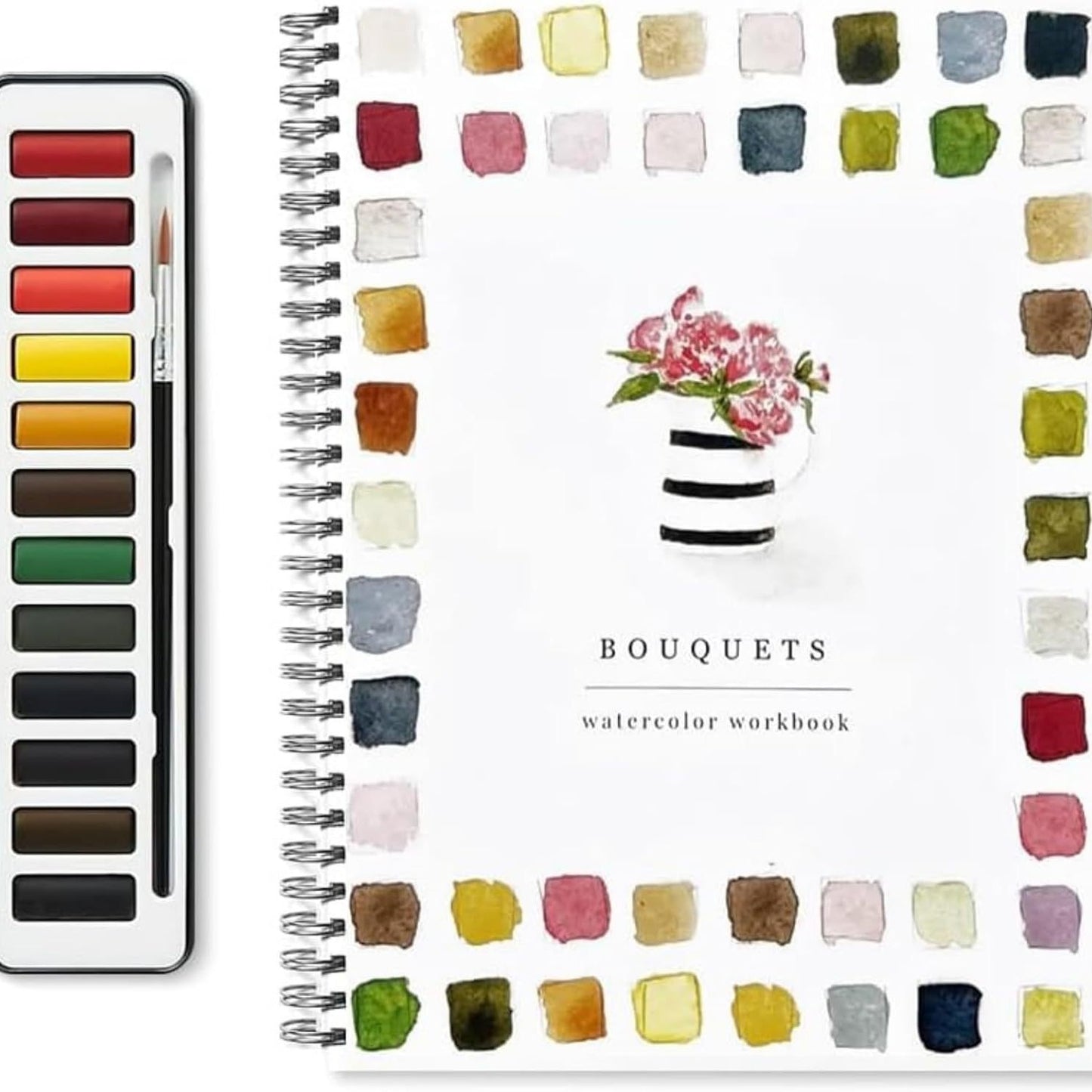 Portable Watercolor Exercise Book for Beginners