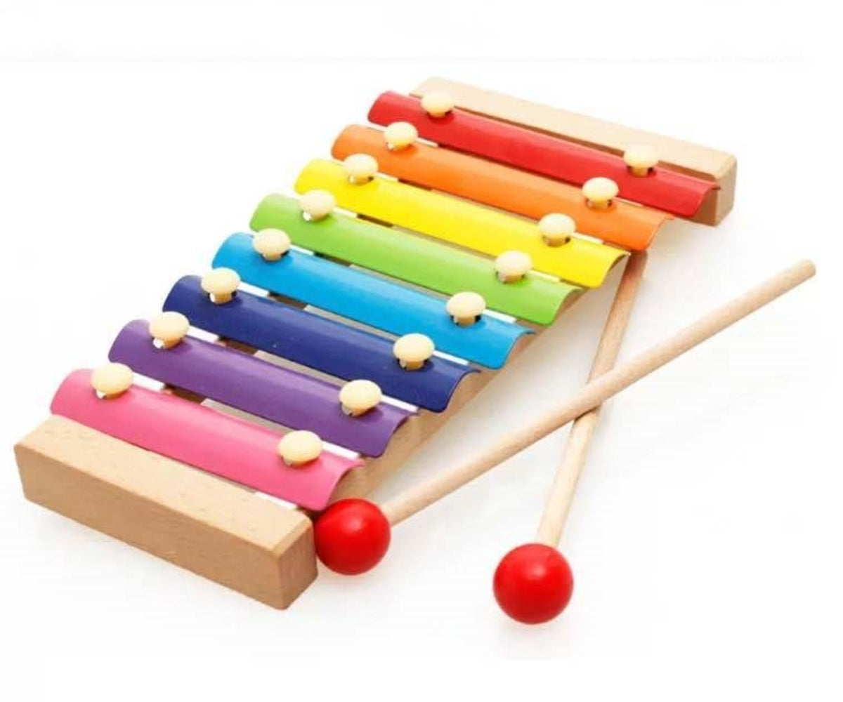 Children’s Musical Instrument Set – Wrist Bells, Ring Drum and Xylophone