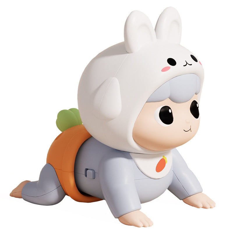 Rabbit Crawling Electric Toy for Babies (Blue or Pink)