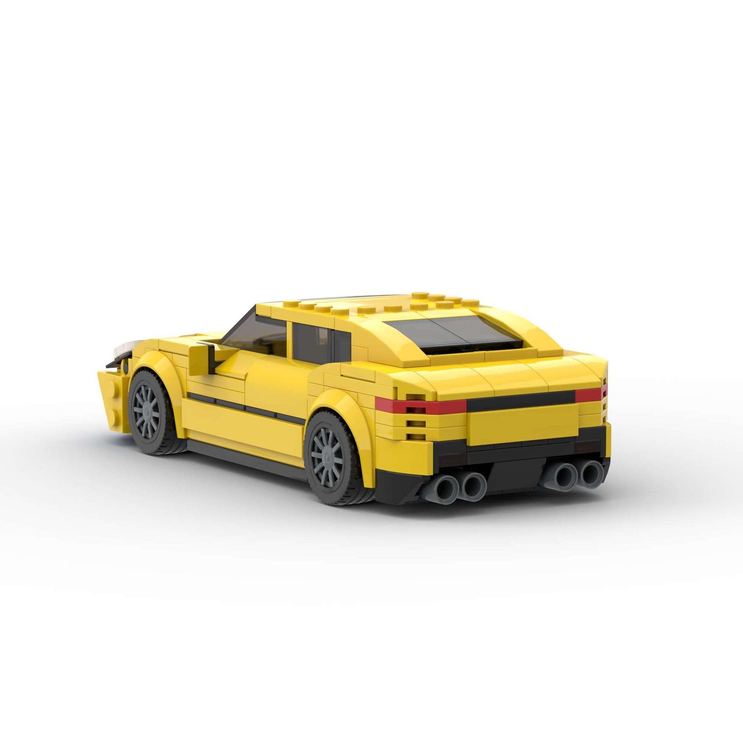 Yellow GT Racer Building Blocks, 313 pcs (17 × 7.2 × 4.8 cm)