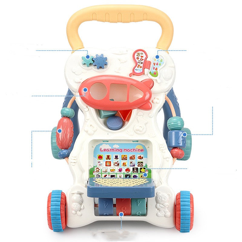 Multi-Function Baby Walker with Music, Lights & Shape Blocks