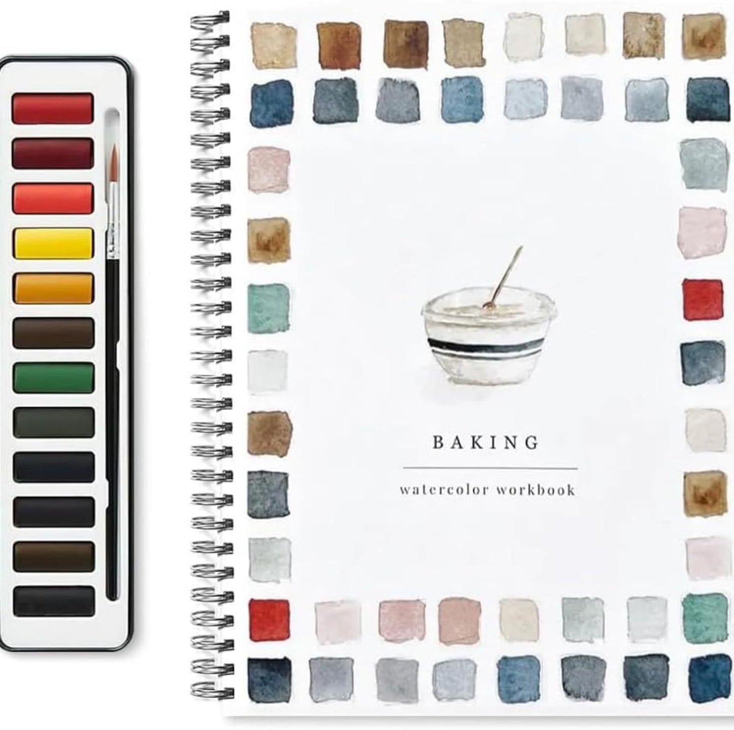 Portable Watercolor Exercise Book for Beginners