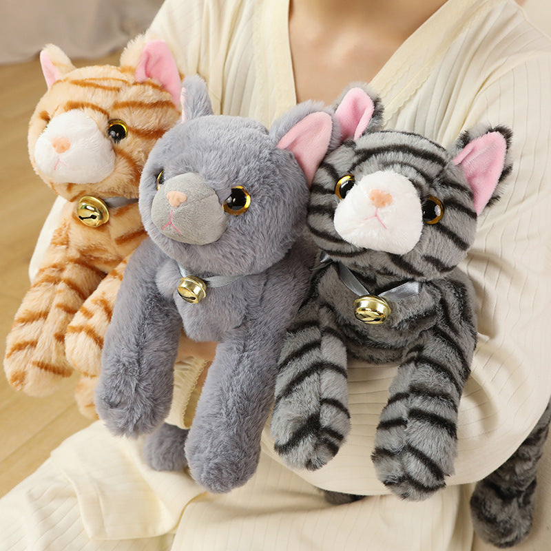 Cat Plush Toy - Realistic Soft Kitten in 5 Colors (35 cm, 45 cm)