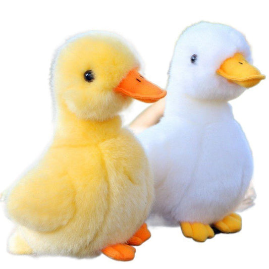 Cute Simulation Duck Plush Toy 17 cm – White or Yellow