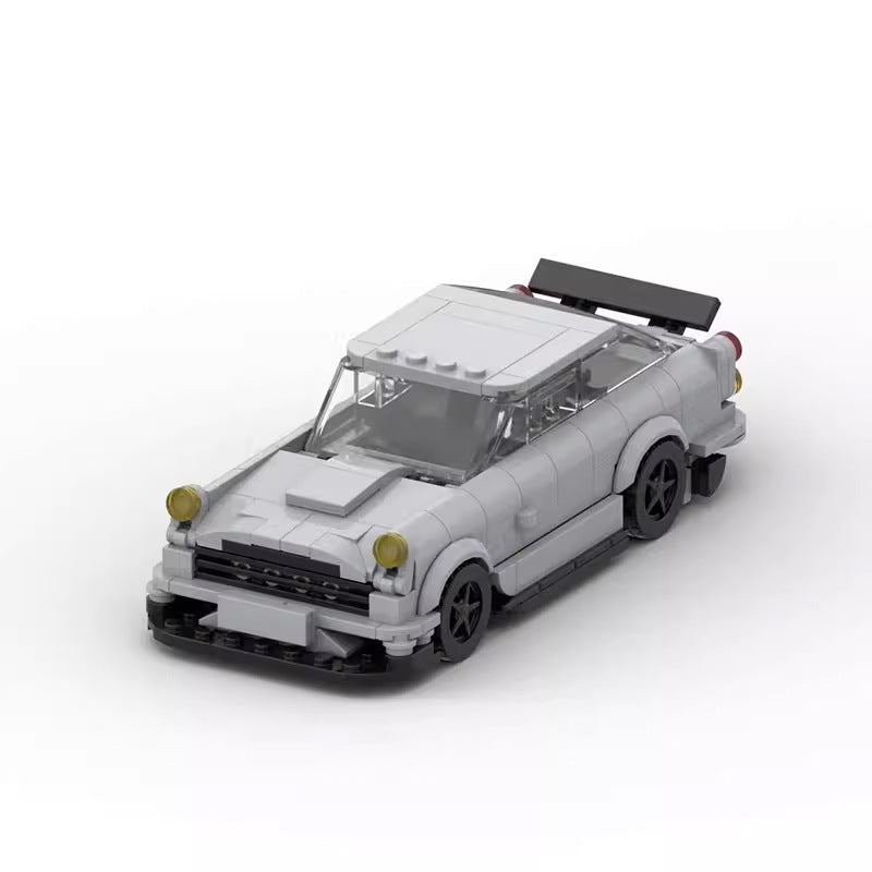 Retro Skyline-Style Coupe Building Blocks Car (363 pcs, 8-stud Class)