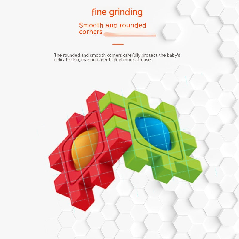 Press-and-Build Bubble Blocks — 48-Piece 3D Construction Set