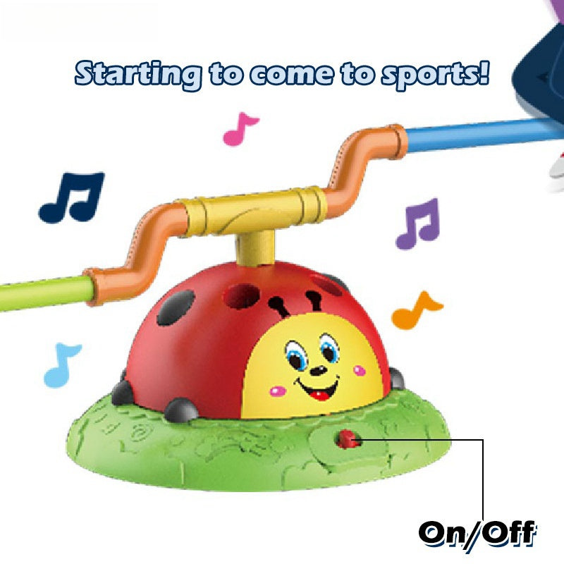 Ladybird 3-in-1 Jump and Ring Toss Game with Music Speaker